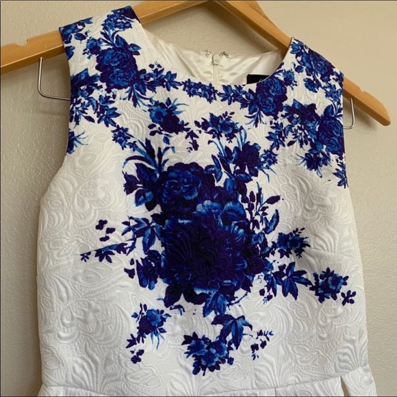 Alisa Pan Graduation Party Floral Puff Dress 4 - Picture 3 of 8